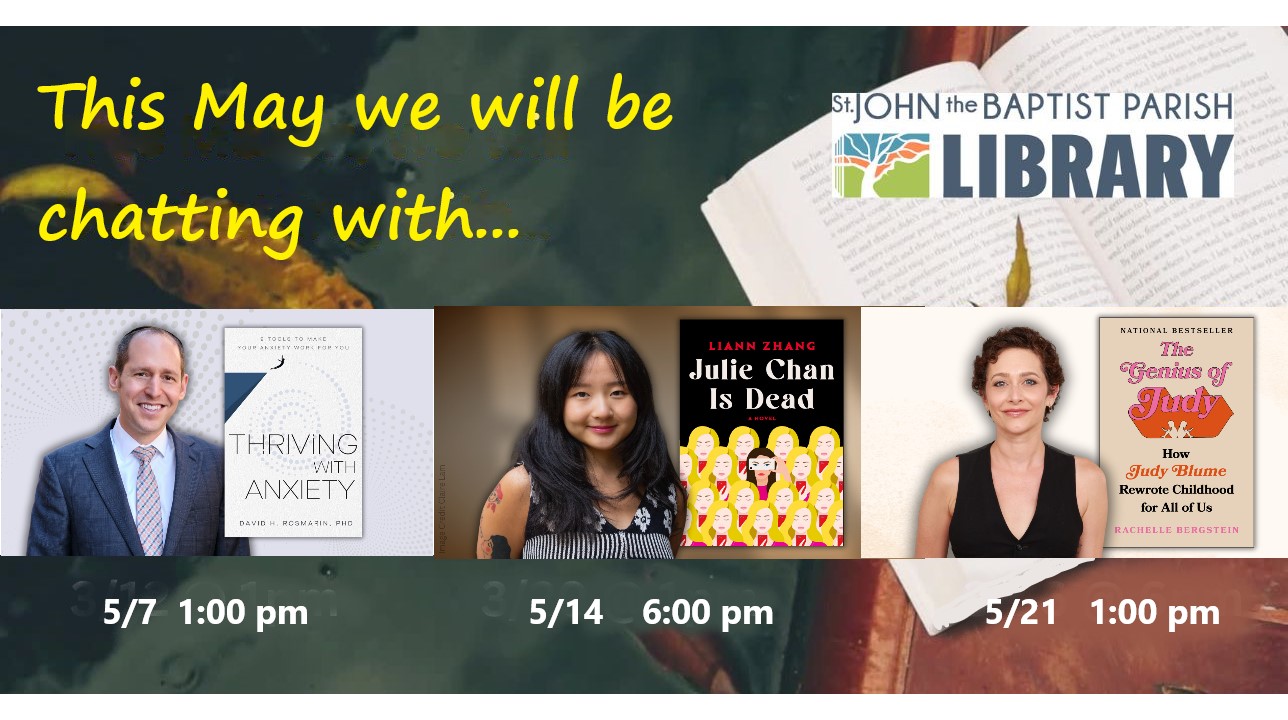 Featured image for “April showers have brought . . . May Author Talks!!”