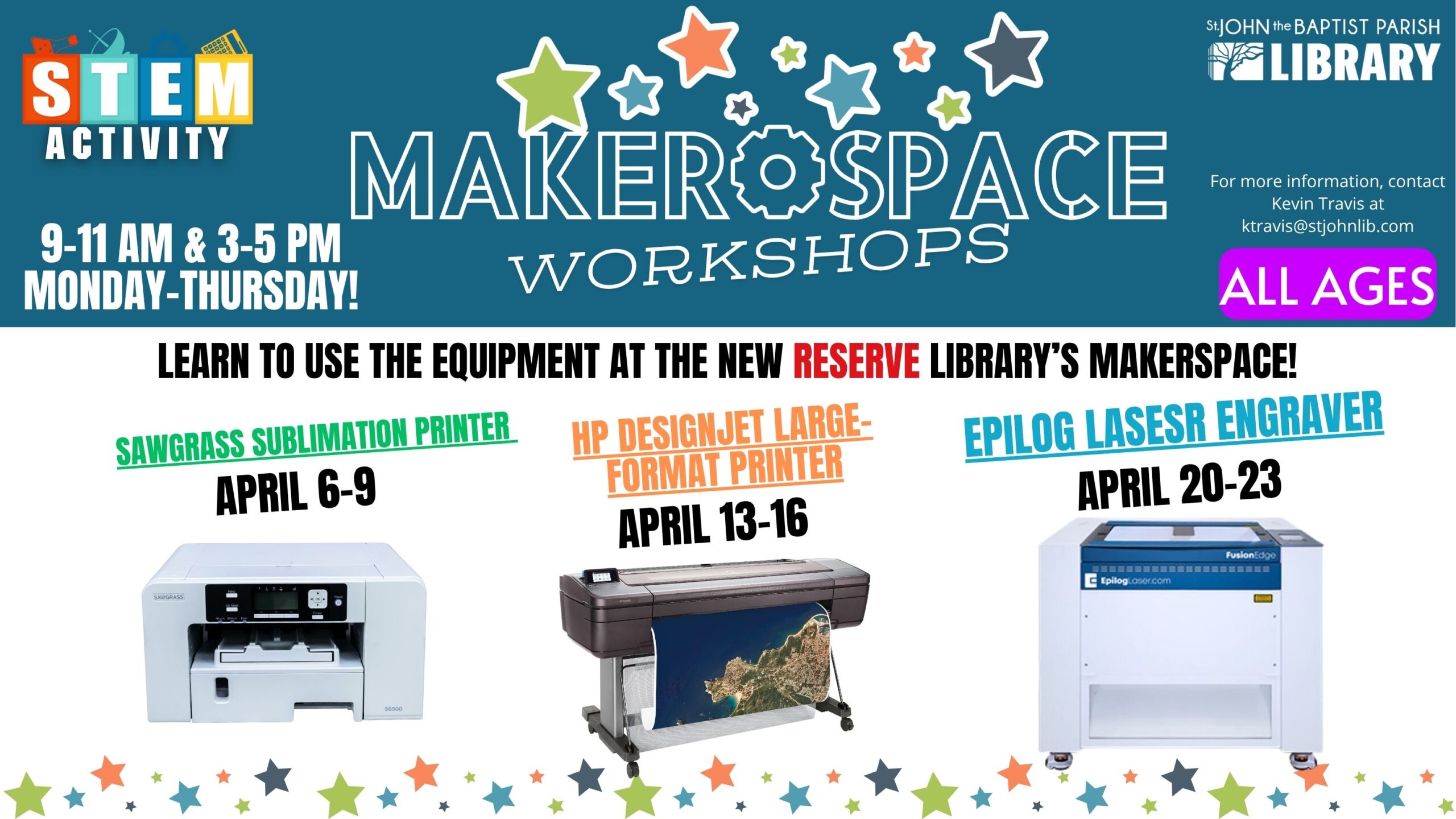 Featured Image for “April MakerSpace Workshops”