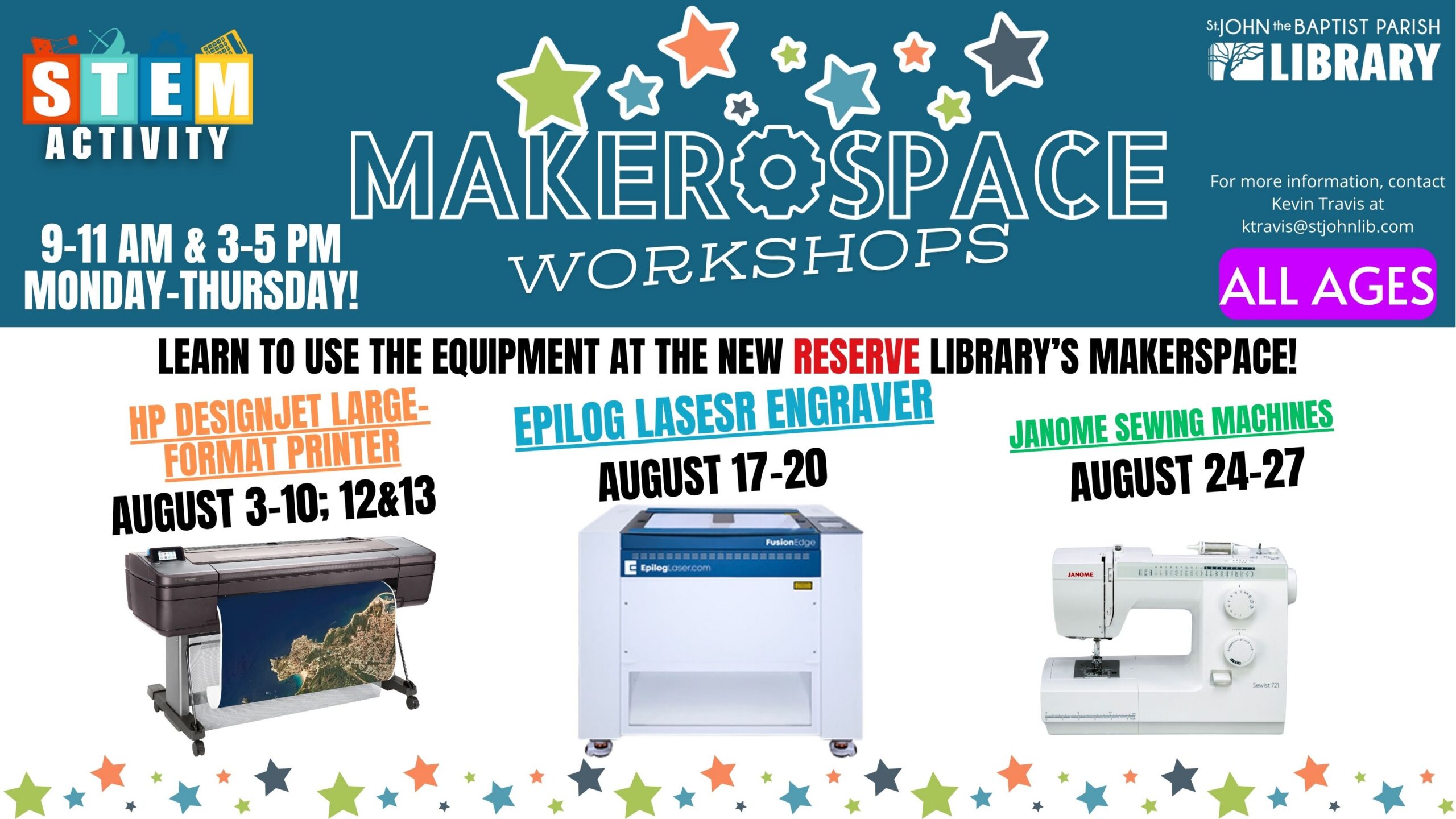 Featured Image for “August MakerSpace Workshop”
