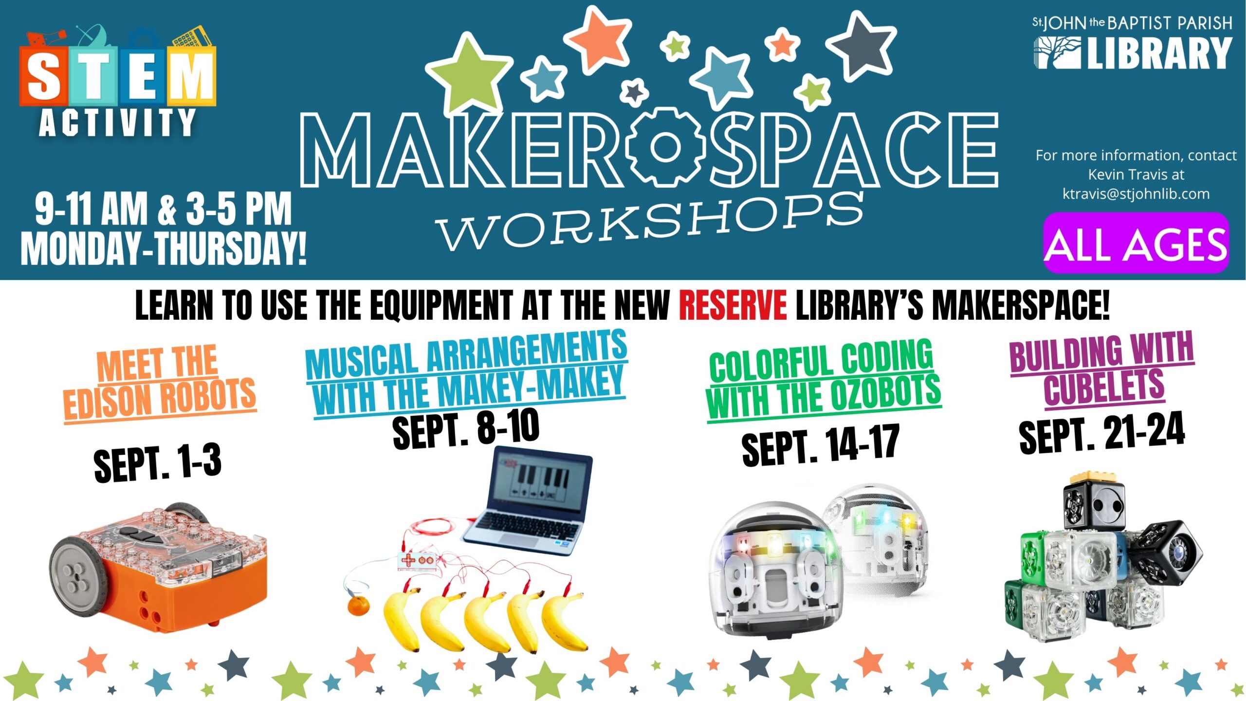Featured Image for “September MakerSpace Workshops”